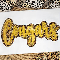 Cougars Machine Applique Design 